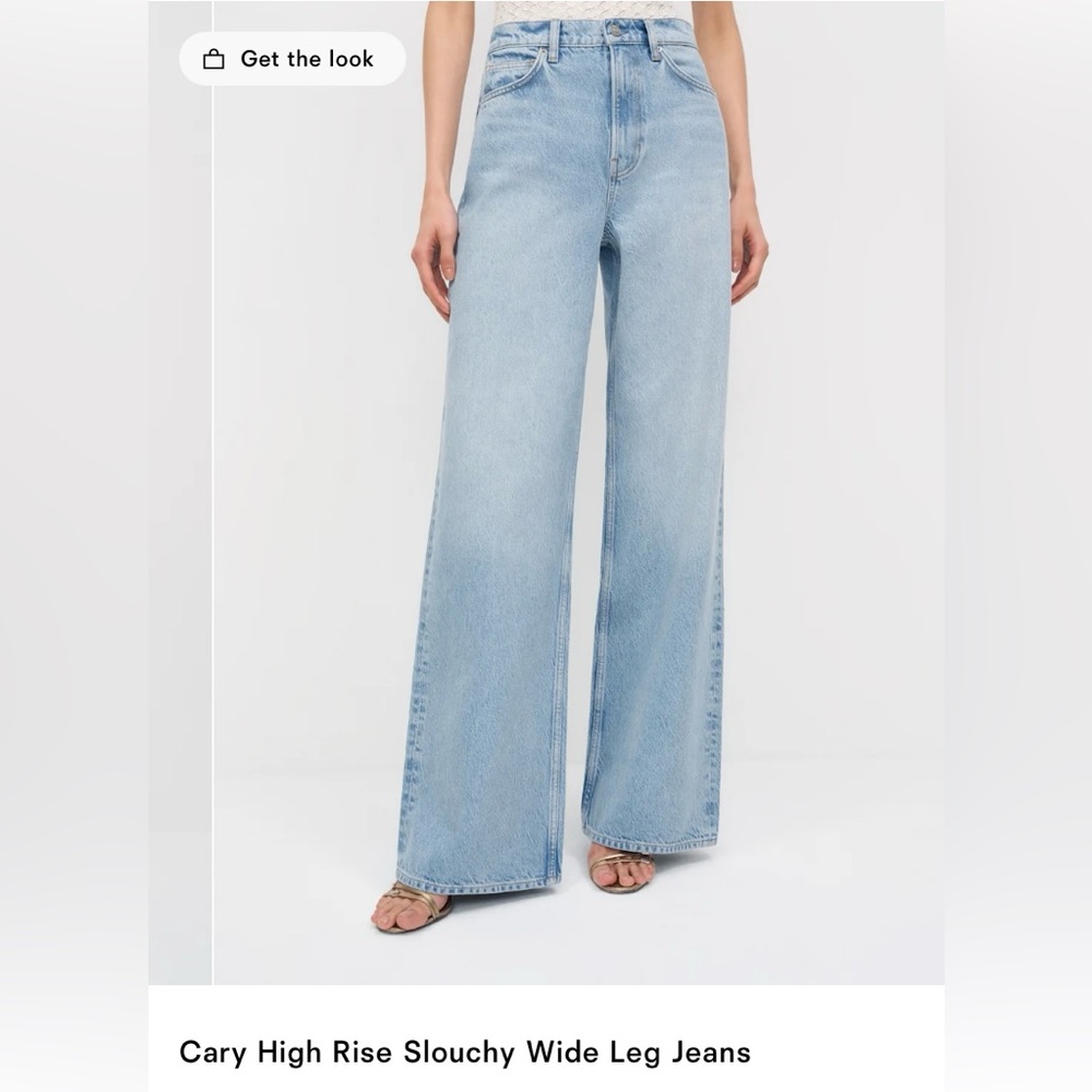 Reformation Cary Lived-In Wide Leg Jeans, SZ 27
